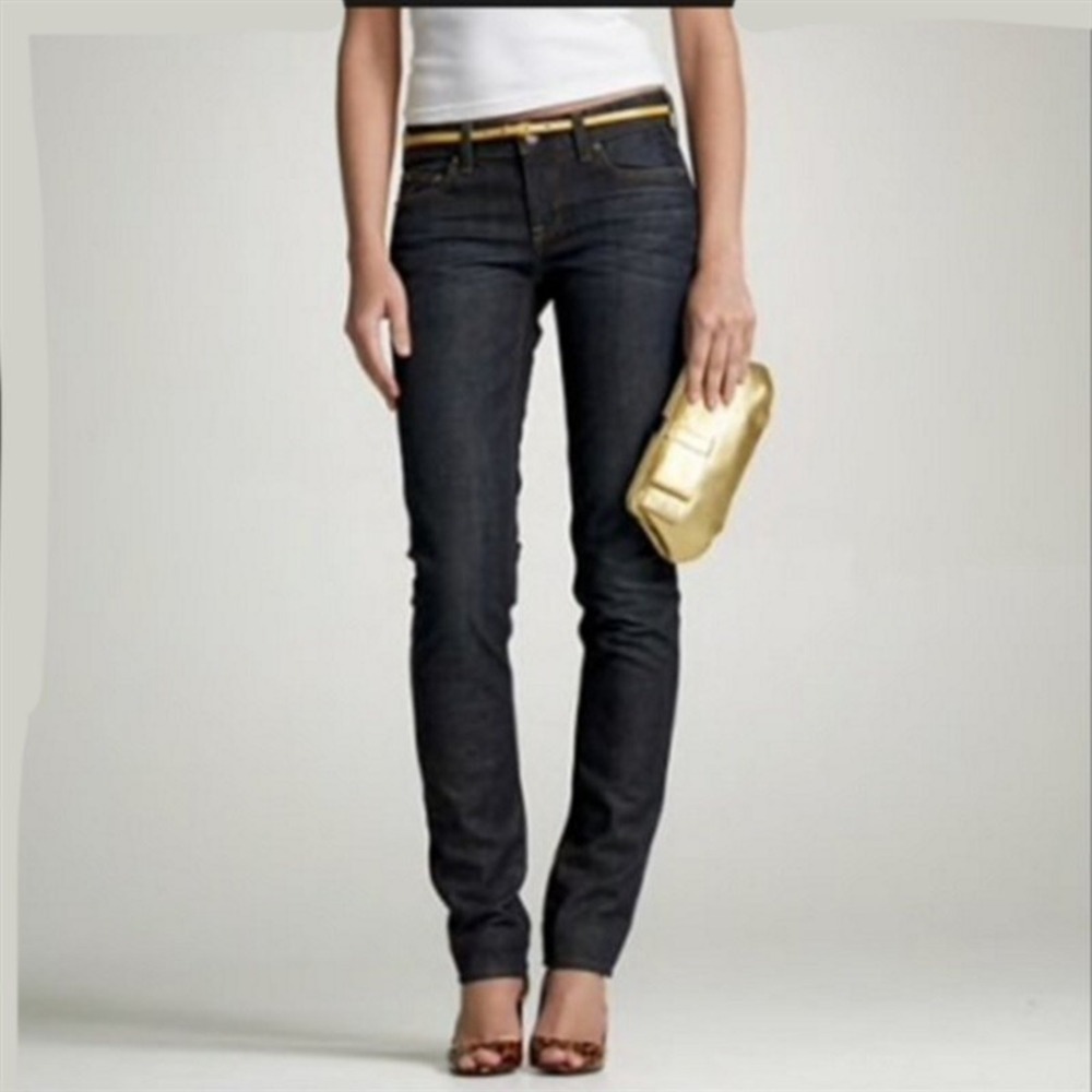 NWOTD J. Crew 29S Matchstick Blue Jeans BL8792 Dark Blue 94101